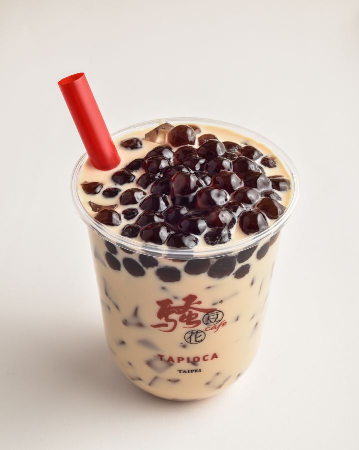 甘さも選べる「タピオカミルクティ」M480円・L580円