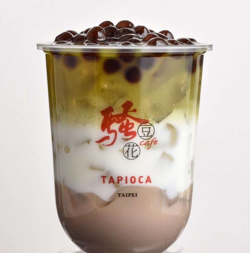 「タロイモタピオカ緑茶ミルク」M550円・L650円