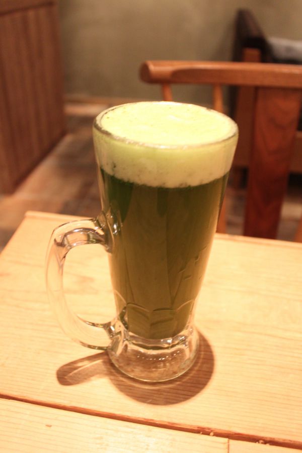 抹茶ビール 580円