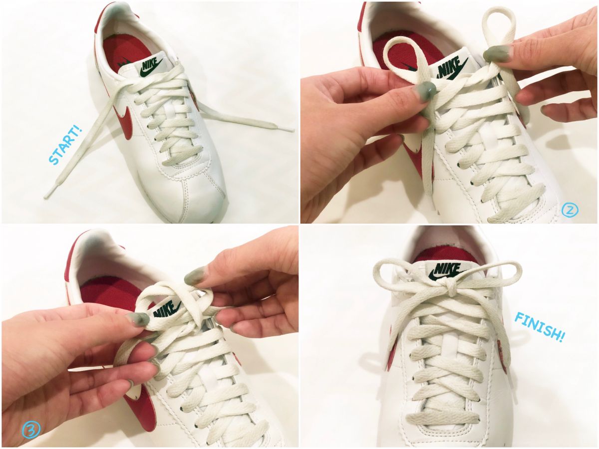 絶対にほどけない!?知って得する靴ひもの結び方3パターン