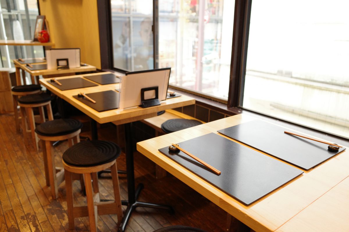 高級感のある店内