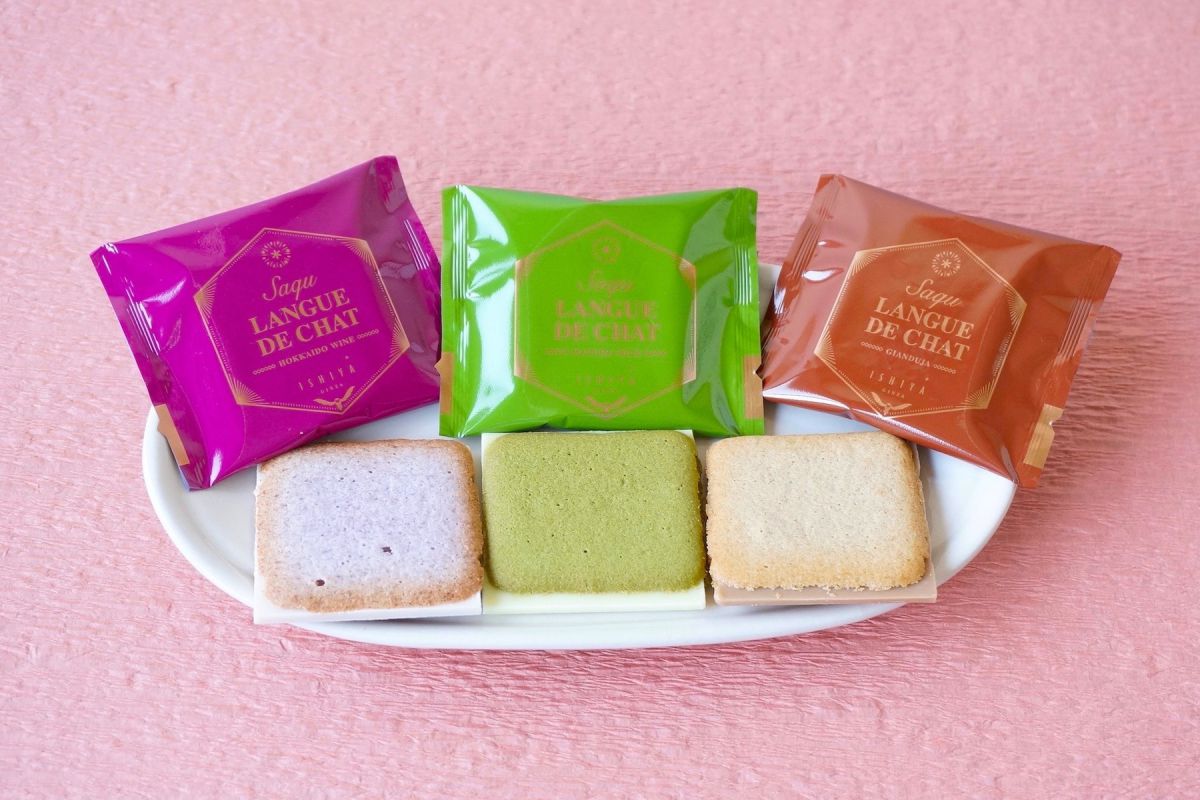 （左から）北海道ワイン／抹茶ミルク／ジャンドゥーヤ