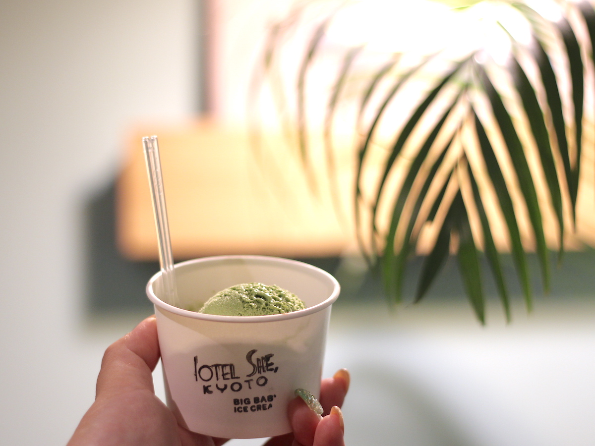 アイスクリーム・抹茶（シングル）486円