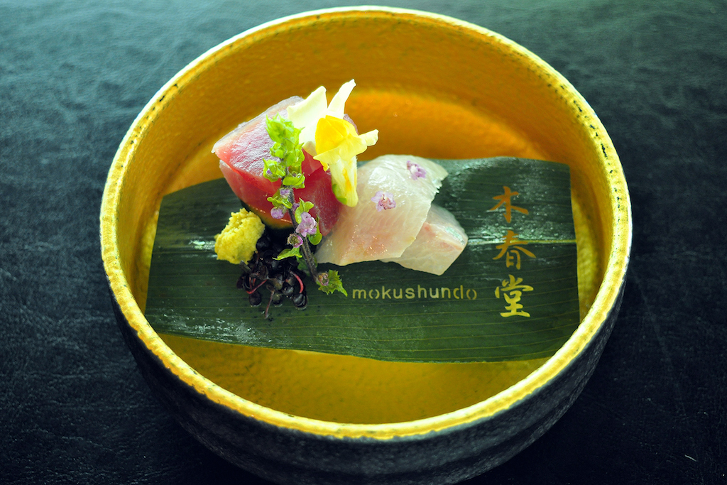 造り　本日の二種盛り