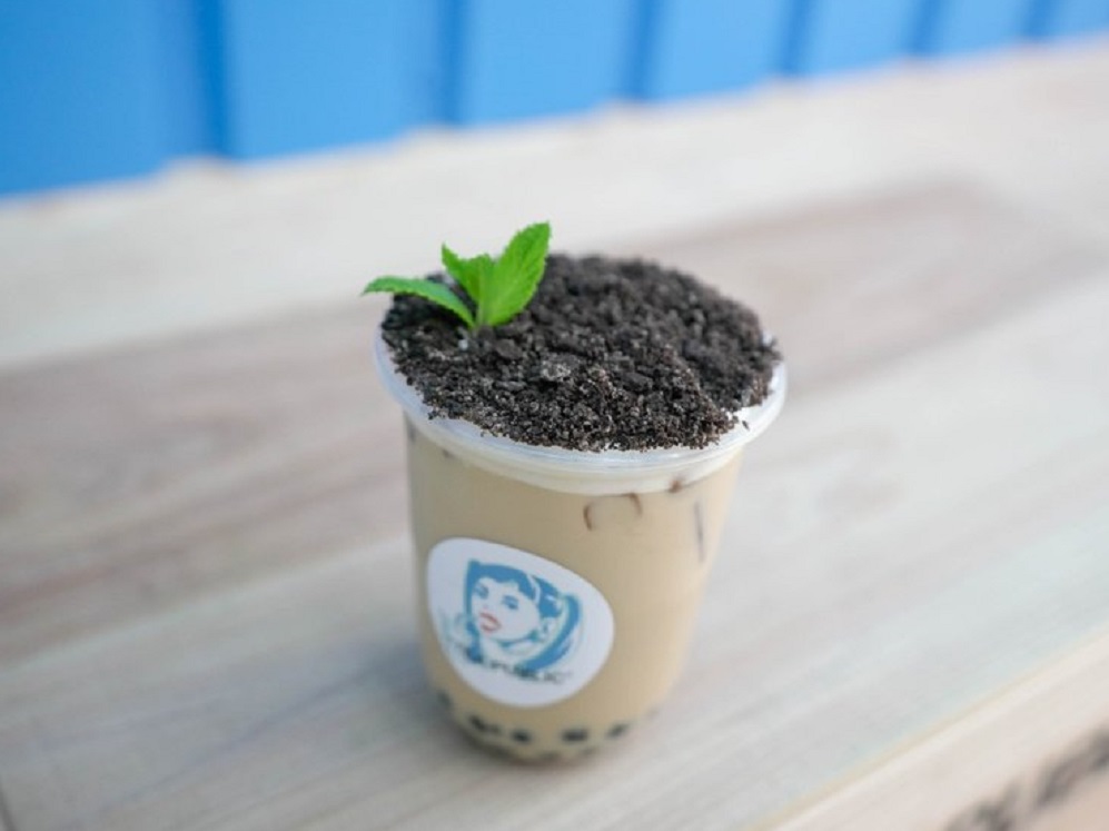 植木鉢みたいな「盆栽ミルクティー」!?広島・タピオカ専門店の進化系ドリンク