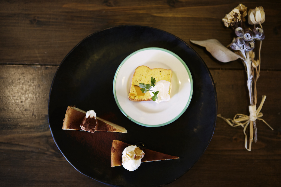 チーズケーキ3種プレート　630円