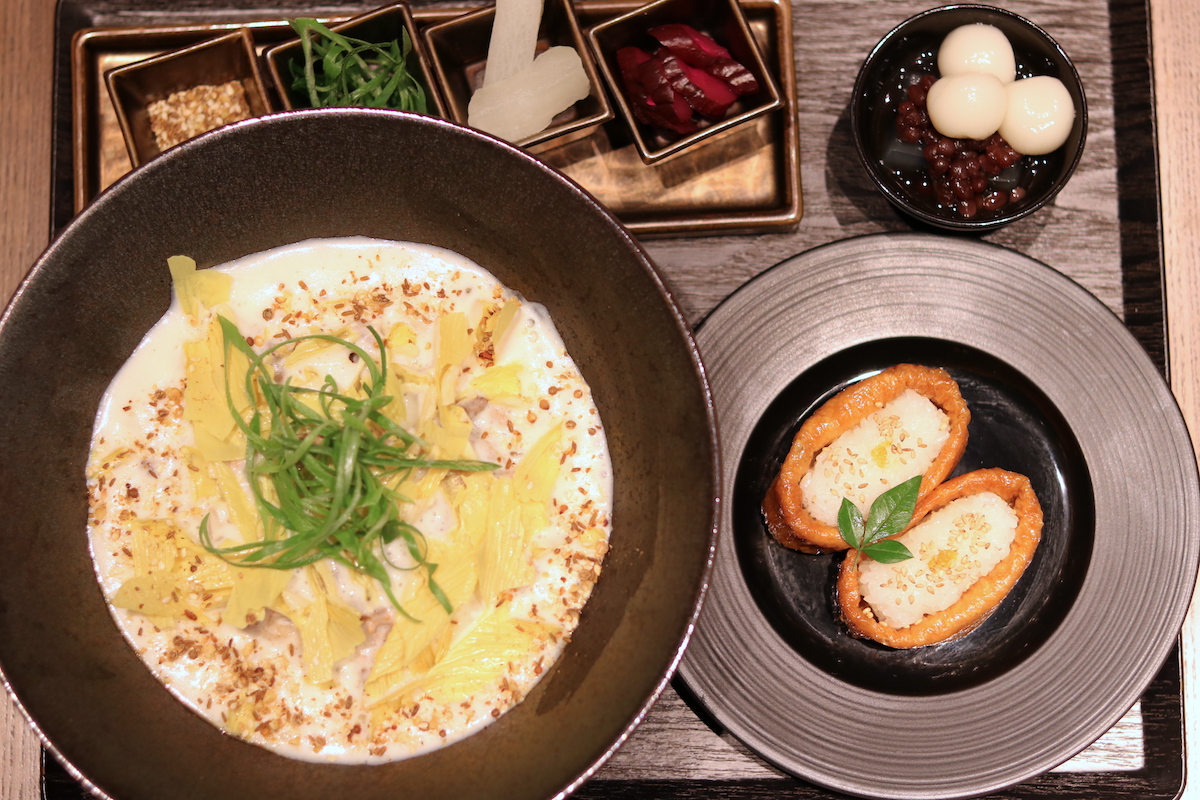 白味噌カレーうどんセット 1480円