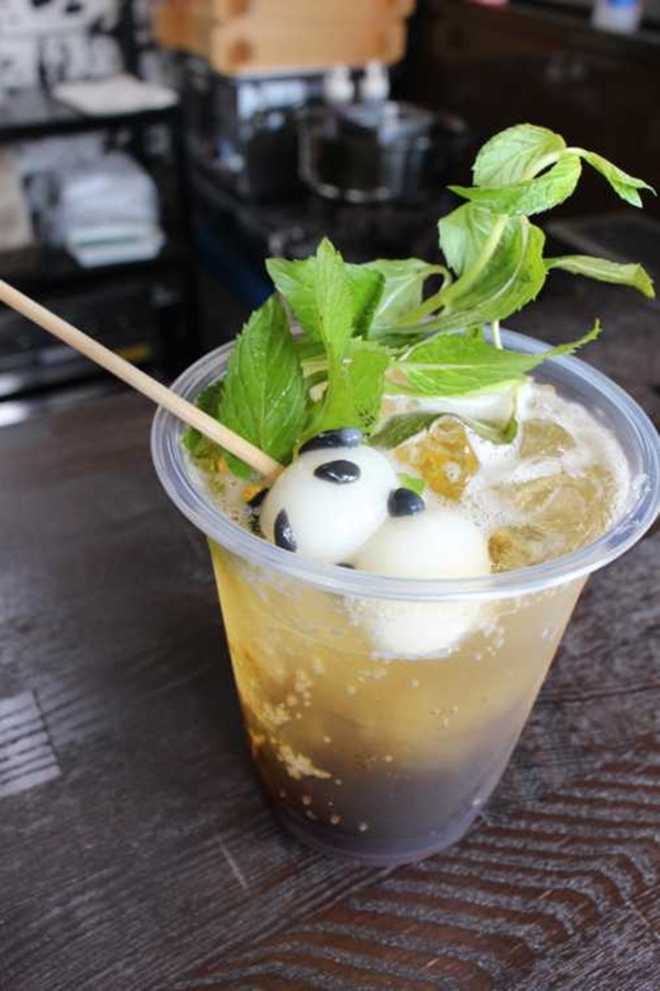 ティーソーダ（白玉ぱんだんご入り）500円