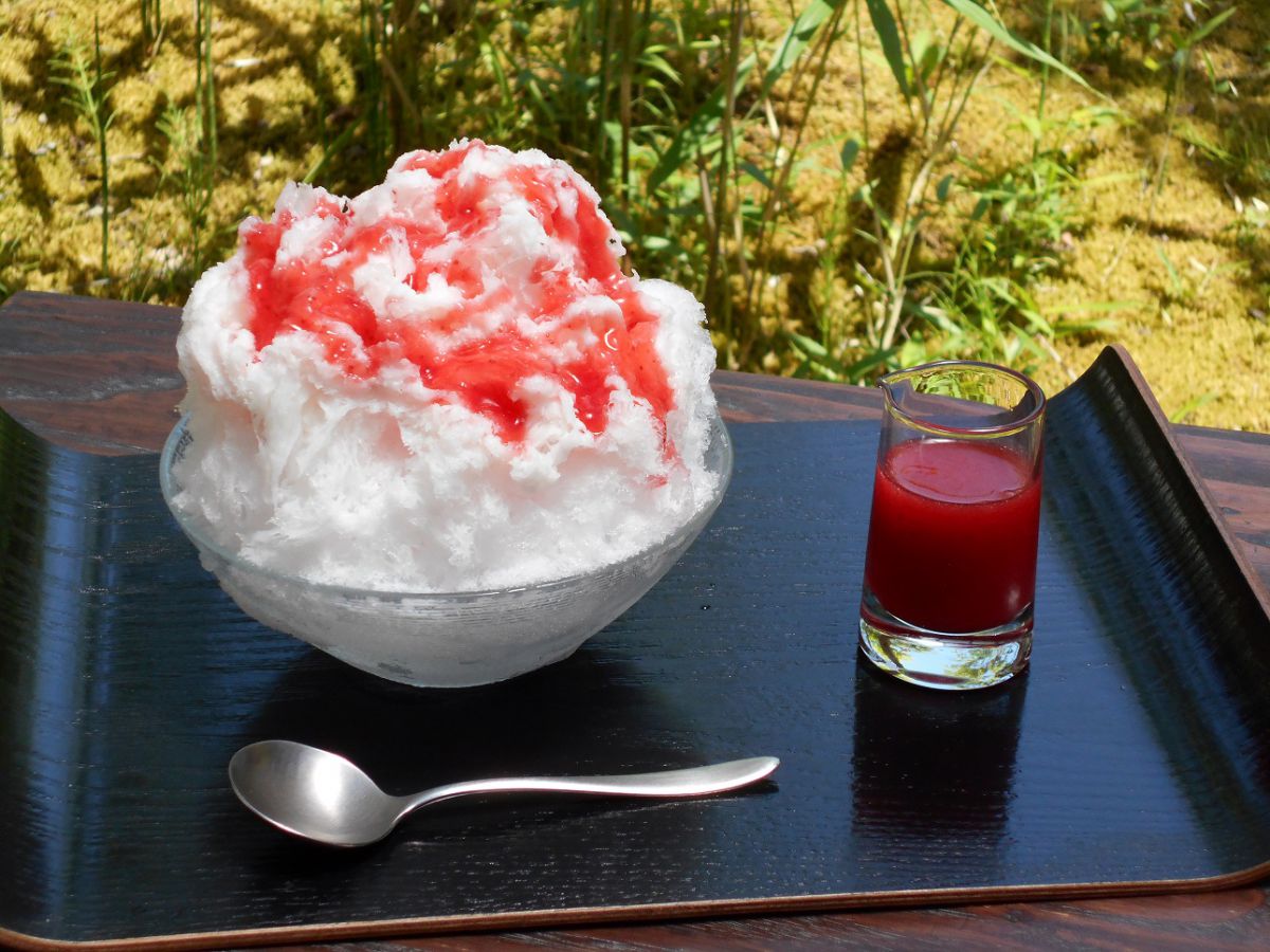 「木下さんの苺のかき氷」1000円(税別)
