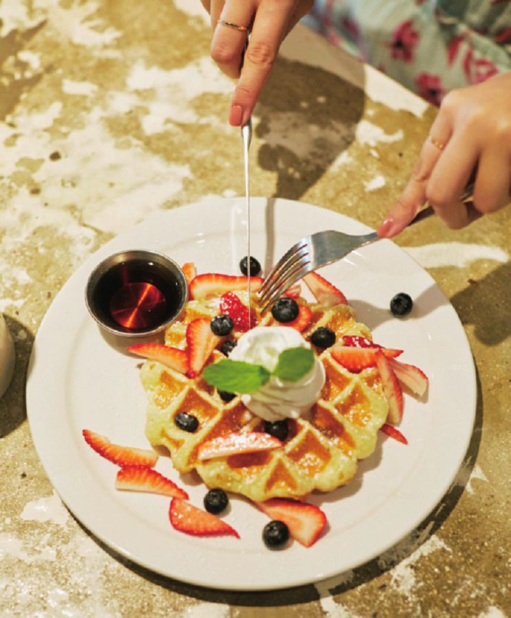 ベリー・モチ・ワッフル　＄8.25