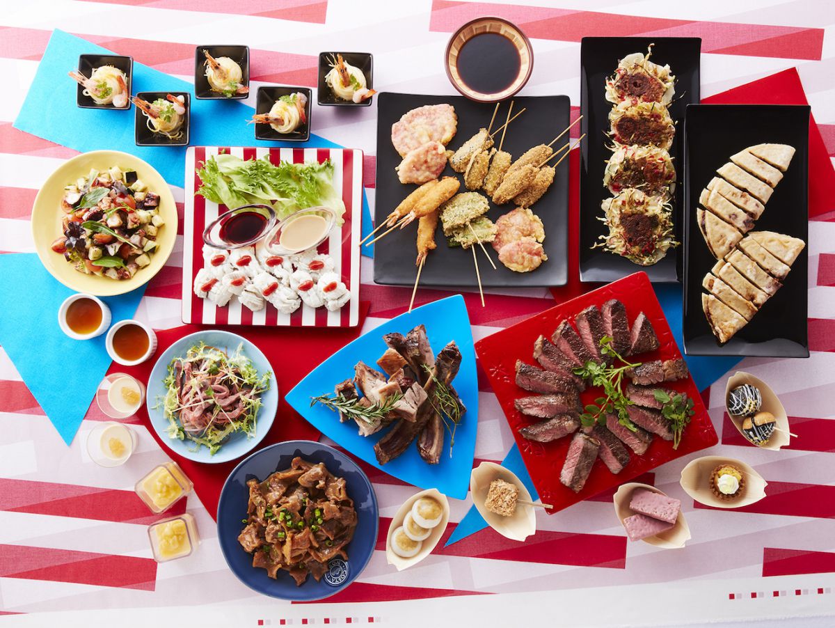 パインアメのタルト、冷やし飴のパンナコッタなど大阪食いだおれビュッフェが楽しい！