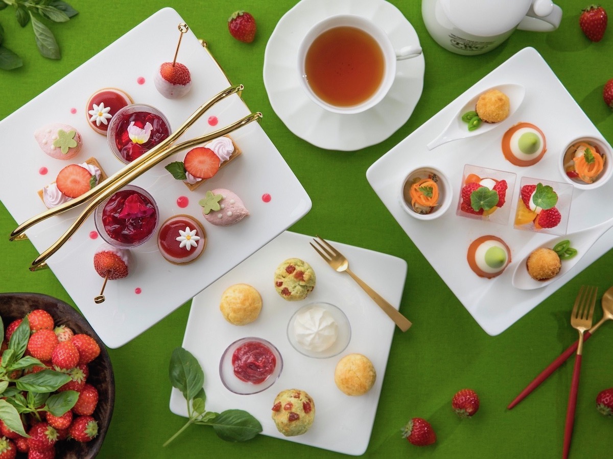 夏限定!シェラトン都ホテル東京で新種“夏いちご”のアフタヌーンティー