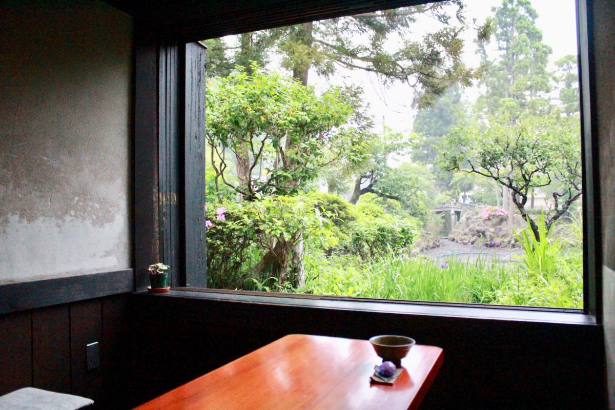 撮影時には池の水が引かれていました