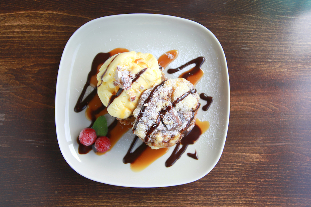 マフィンアイス単品580円（ドリンクセットは930円）