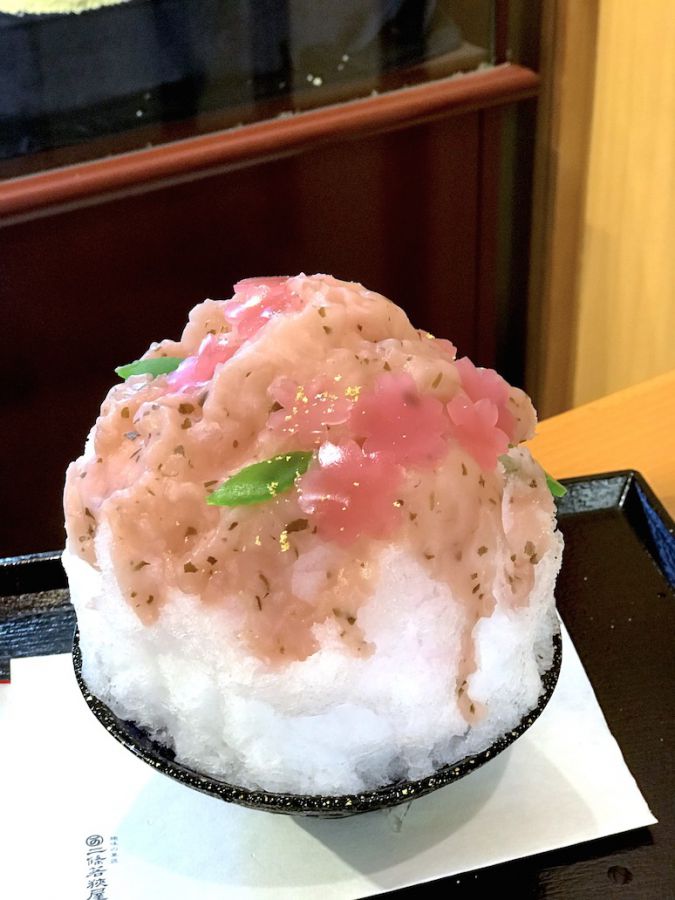 春のあんみつ氷 1400円