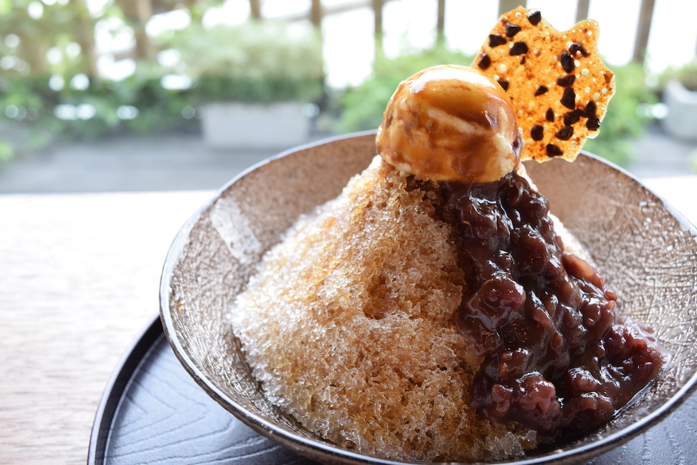  かき氷「あんぷれっそ」950円