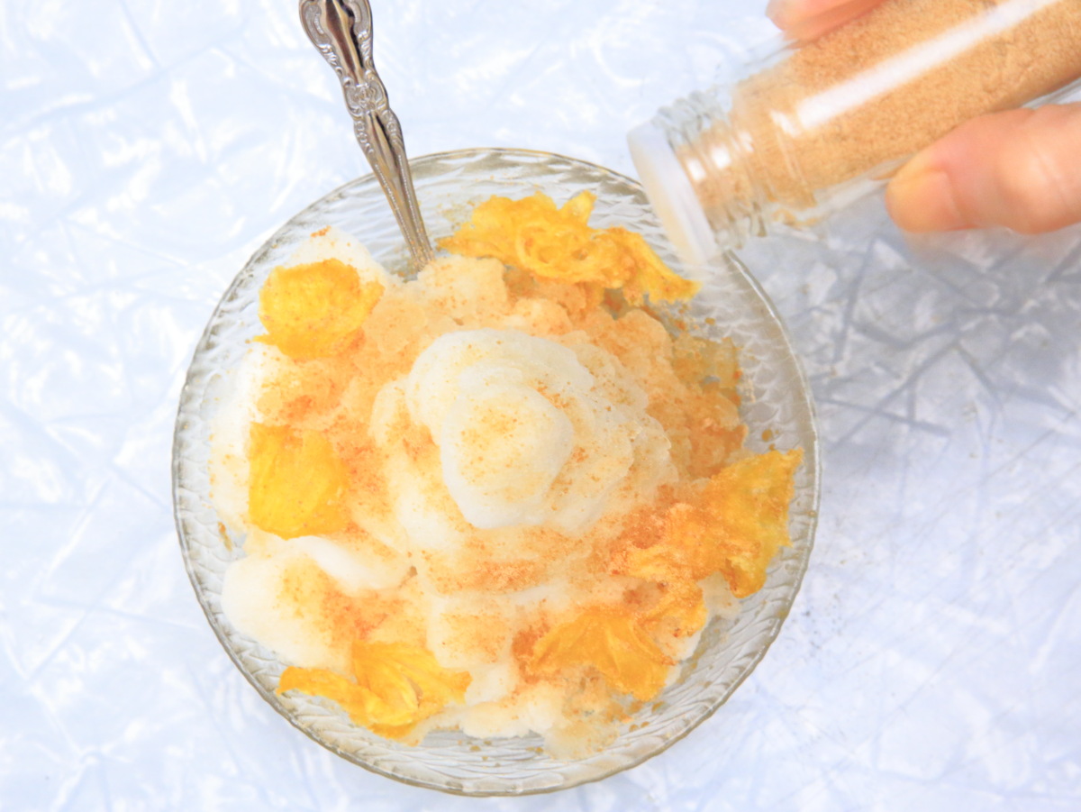 島の砂糖とパイン氷　500円