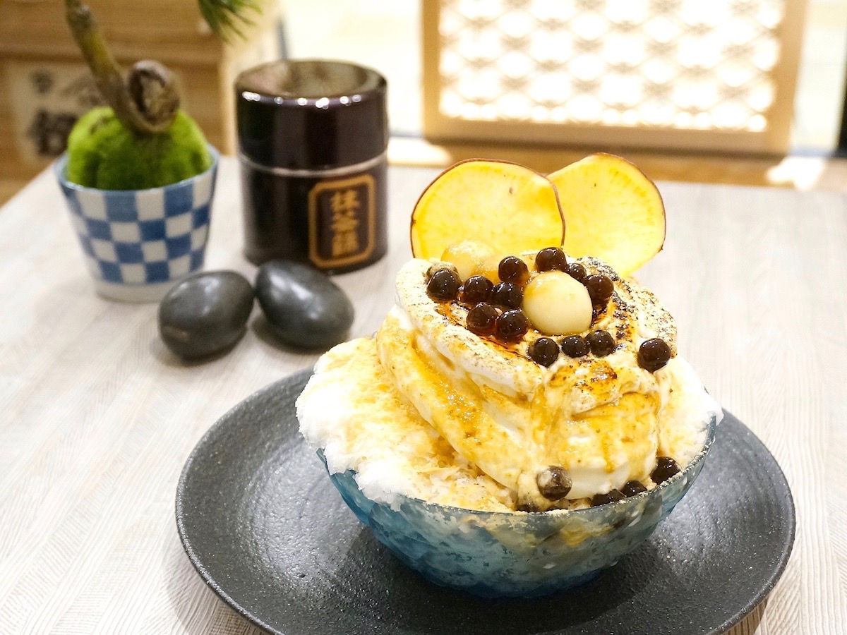 ツウもうなる！タピオカをかけて食べる絶品“焦がし”かき氷
