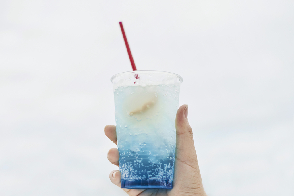 クラゲ藻塩ソーダ 400円