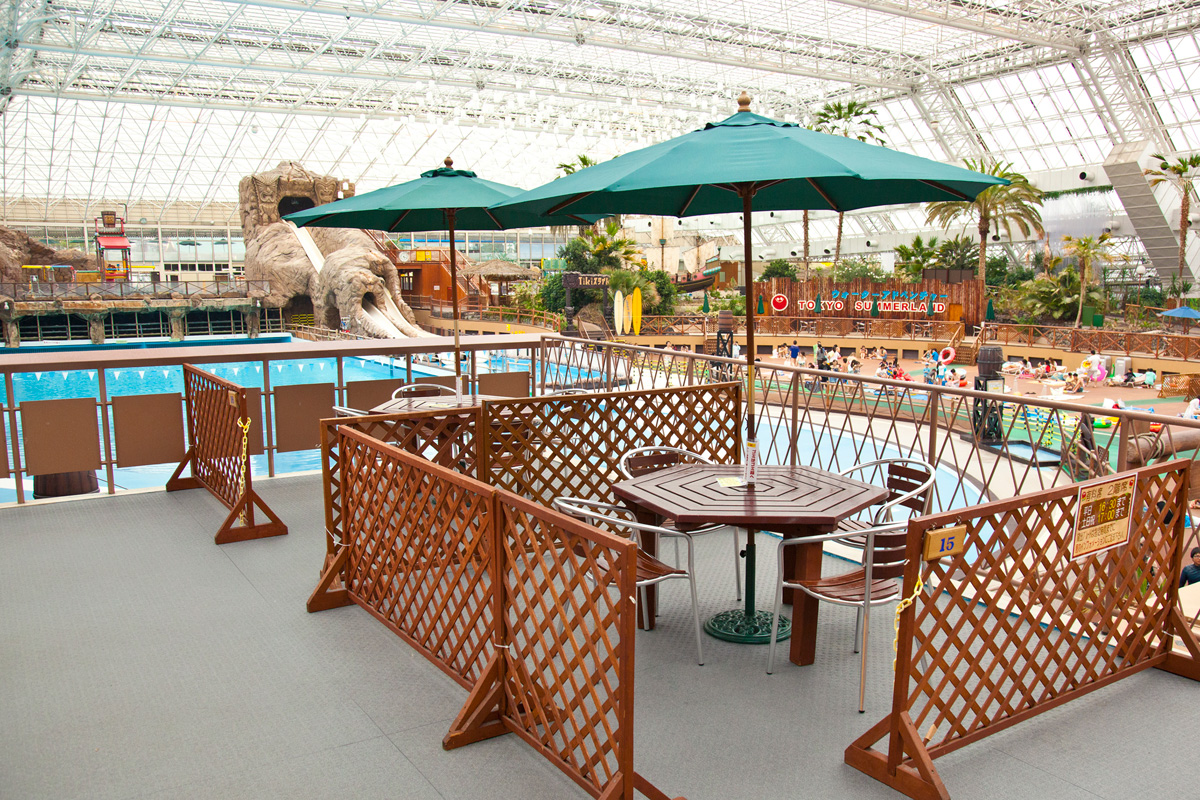 アドベンチャードームエリア2階席【撮影・土佐麻理子】