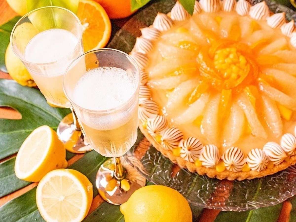 キルフェボン2019夏の新作は、柑橘タルトとオリジナル炭酸ドリンクのペアリング