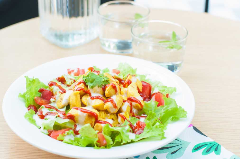 糖質30％オフ チキンオーバーライス　1600円