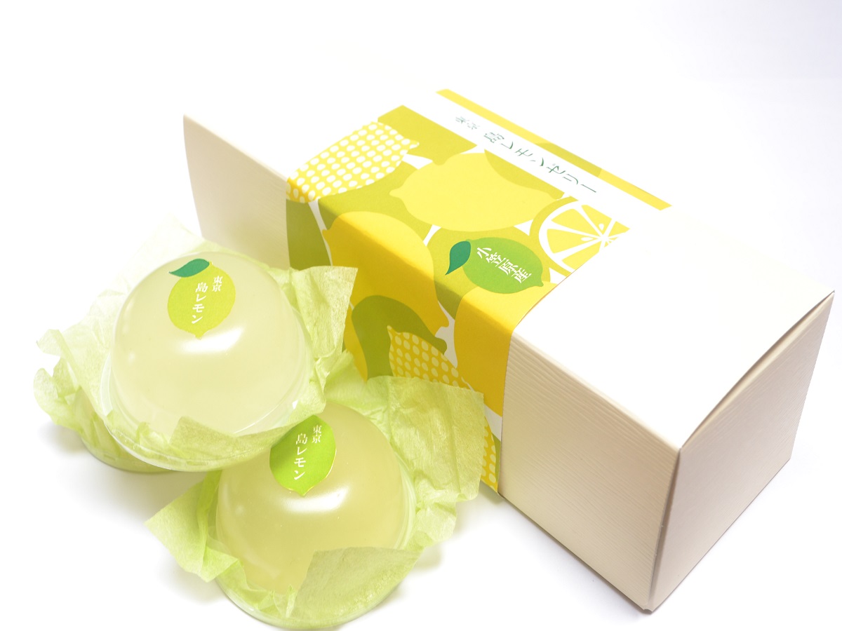 東京島レモンゼリー1個 286円／4個入 1232円（税込）／元町 香炉庵