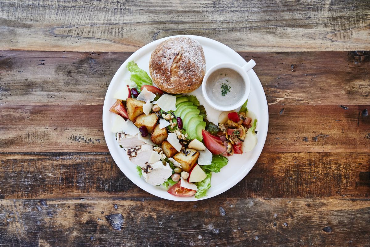 パワー サラダプレート1300円