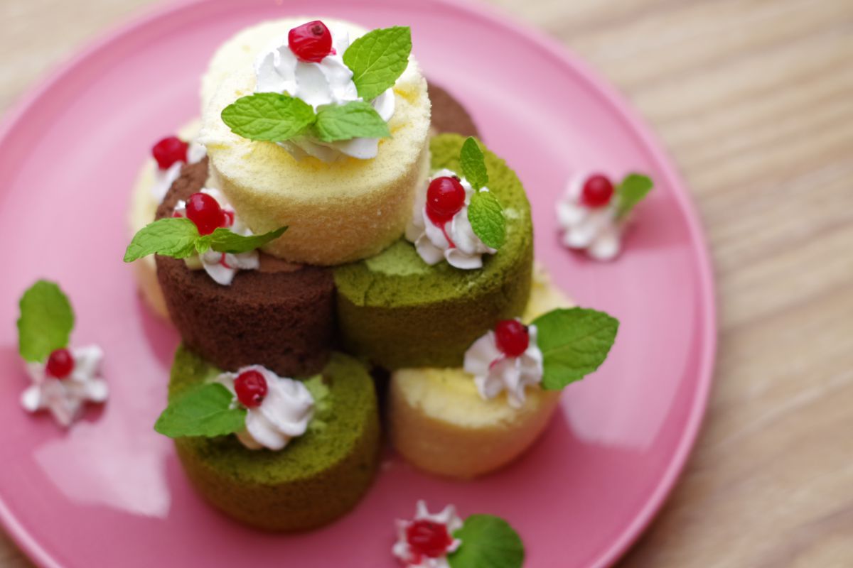 ロールケーキタワー／ホテルレックス赤坂