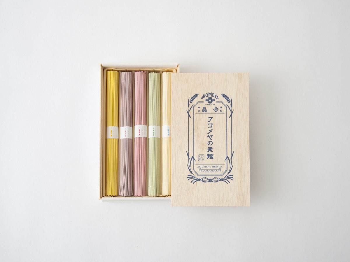 アコメヤの5色の素麺 　1200円（税抜）／AKOMEYA TOKYO