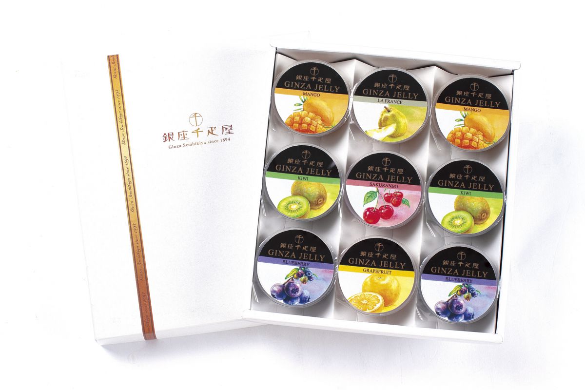 「銀座ゼリー9個入」（3000円）／パティスリー銀座千疋屋