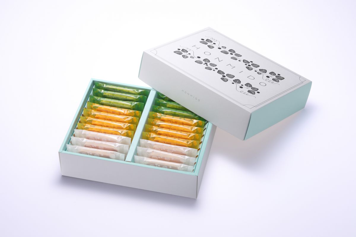 「本実堂サンド20個入」（3056円）／HONMIDO