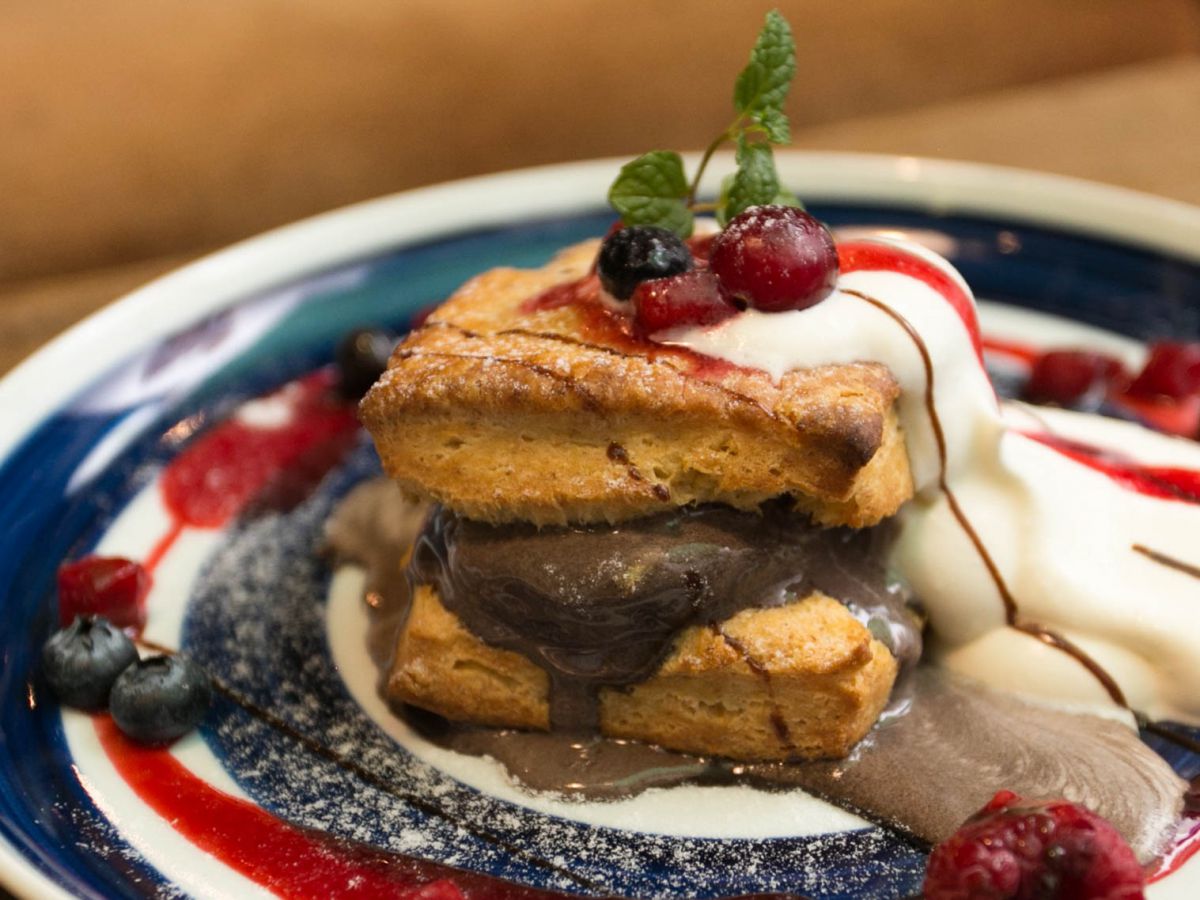 ベリーとチョコアイスのビスケット 780円（税別）