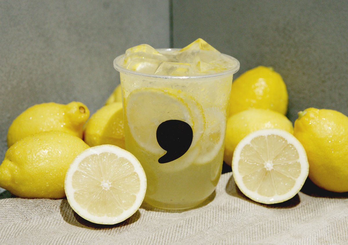 ハニータピオカトッピングも！期間限定「comma tea」のレモネードで、暑い夏もスッキリ爽やかに