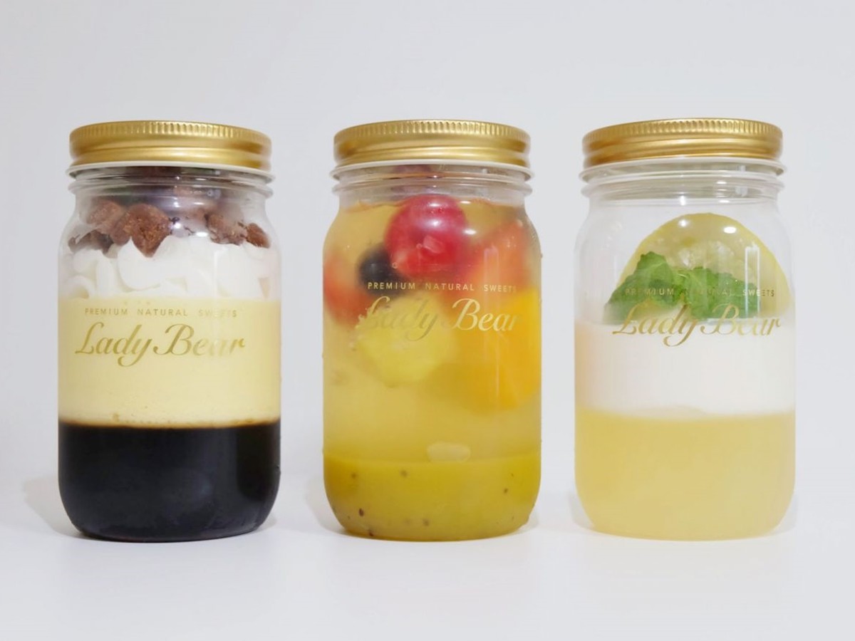 （左） 「メープルティラミス」650円（税込）、（中央）「クリスタルアガベ」680円（税込）、（右）「 ハニーレモン・モヒート」650円（税込）