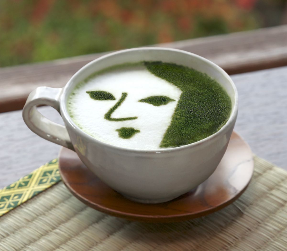 よーじや特製抹茶カプチーノ670円