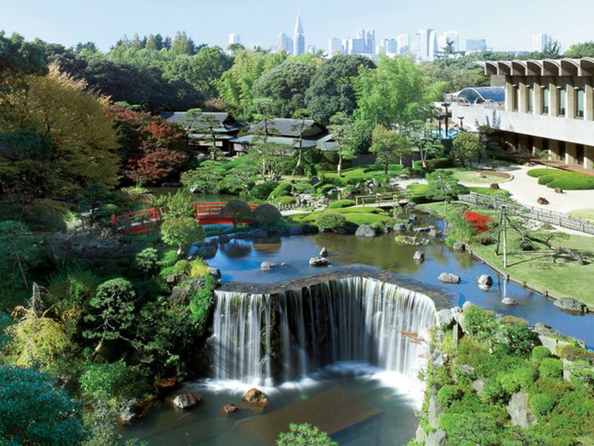 客室やレストランから見られる日本庭園全景／ホテルニューオータニ