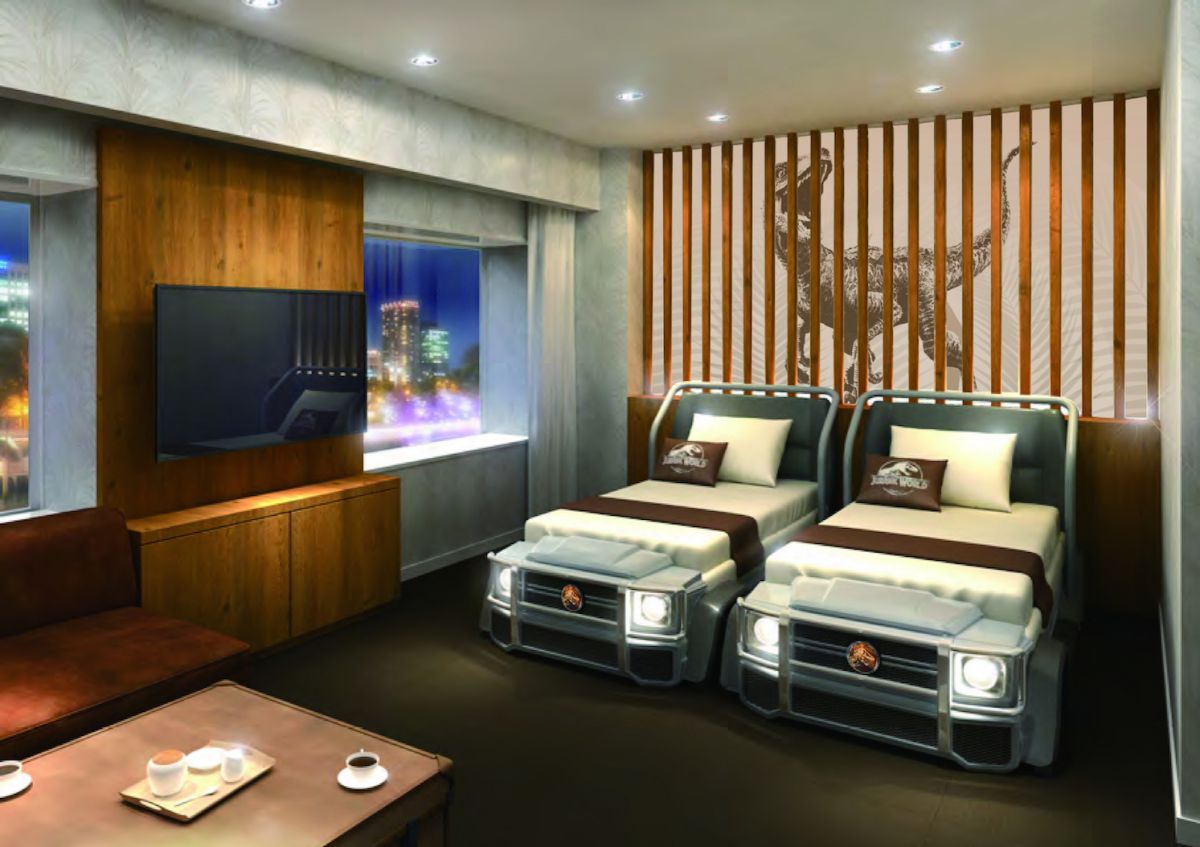 ジュラシック・ワールド・アドベンチャー・ルーム　約27畳、2〜4名で利用可能