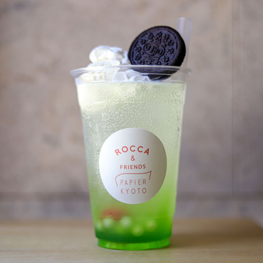 しゅわしゅわタピオカソーダフロート（クリームソーダ）630円（税別）