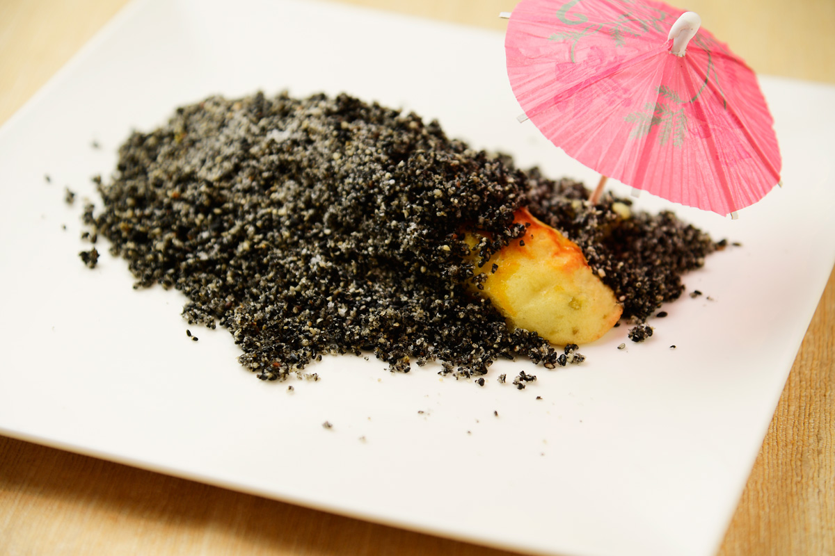 砂むし温泉をイメージしてシェフが一生懸命作ったスイートポテト 630円