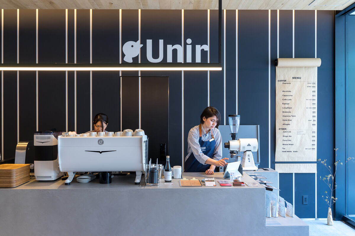 技術力の高いバリスタさんも多く在籍するスタイリッシュなカフェ