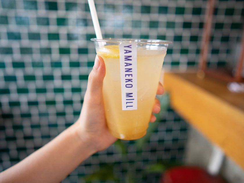 自家製瀬戸内レモンスカッシュ 450円（税別）