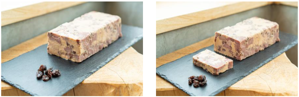 フォアグラと鴨のテリーヌ900円／50g（予価）