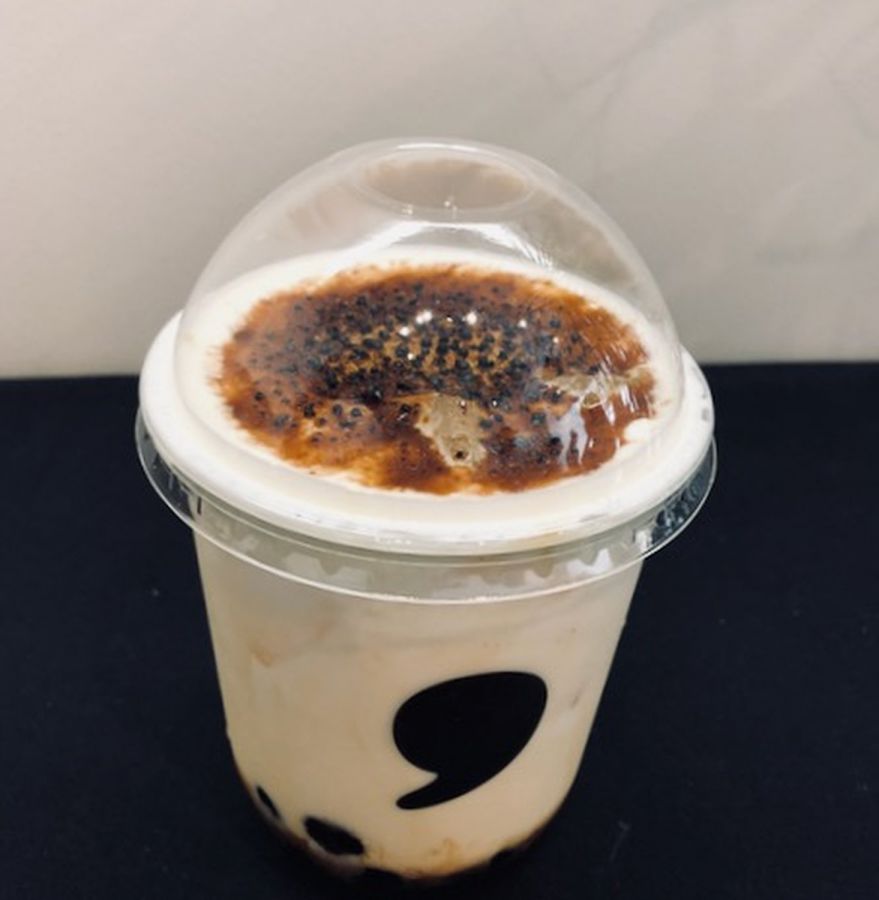 焦がし黒糖タピオカラテ　650円（税別）