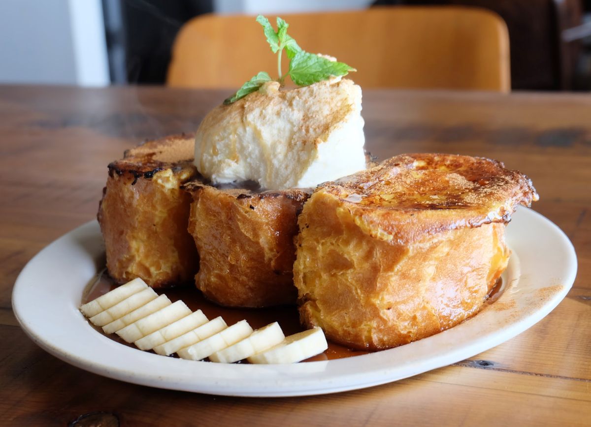 シナモンバナナフレンチトーストBig 1200円(税込)