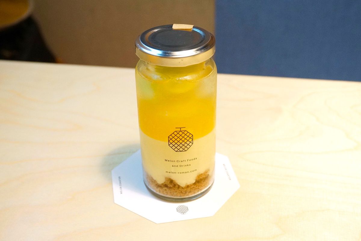 「メロンのレアチーズジャー」（780円）