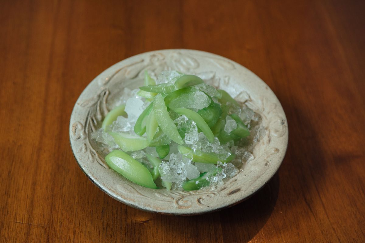 「台湾産青マンゴー氷」880円