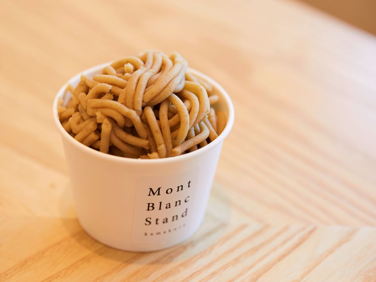 モンブラン－Mont Blanc　600円　※和栗のモンブランは9月半ばから