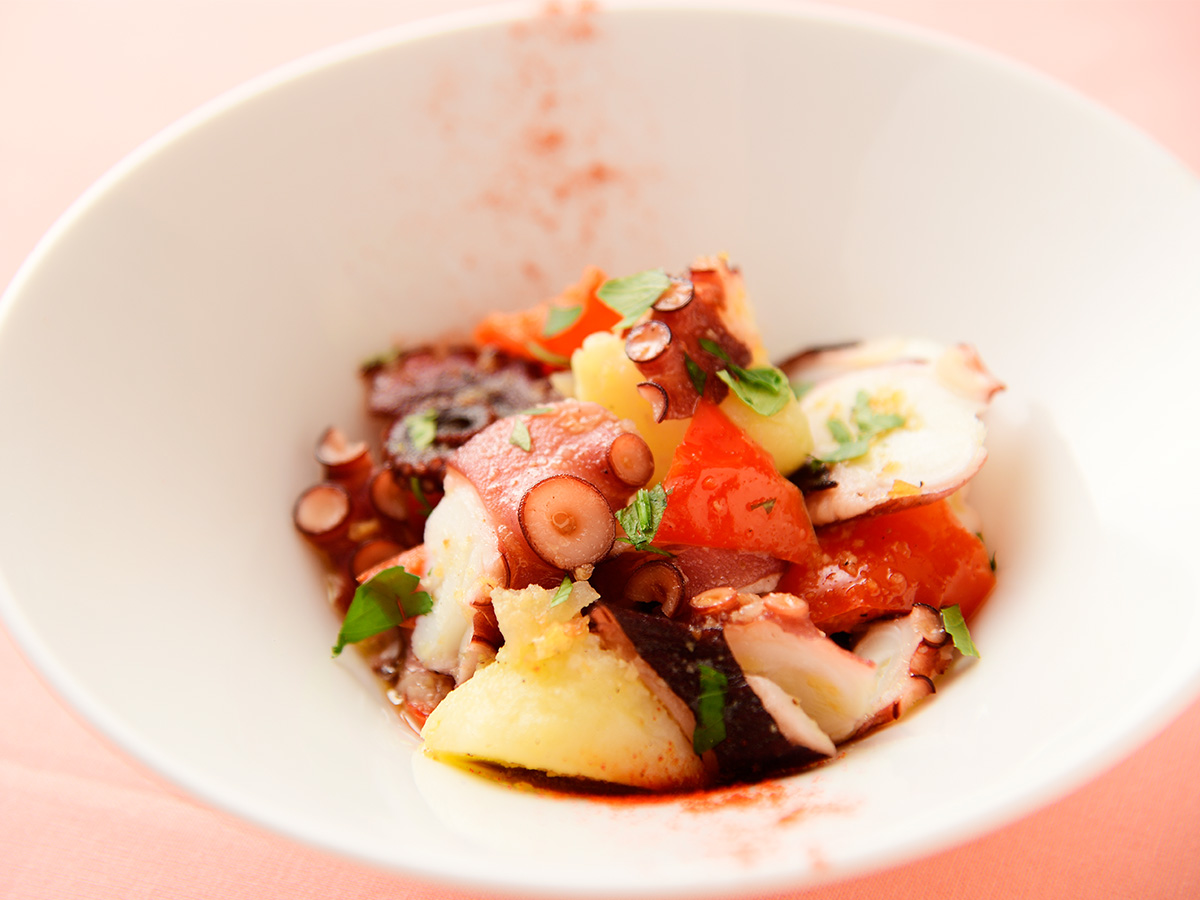 燻製明石だこのガルシア風