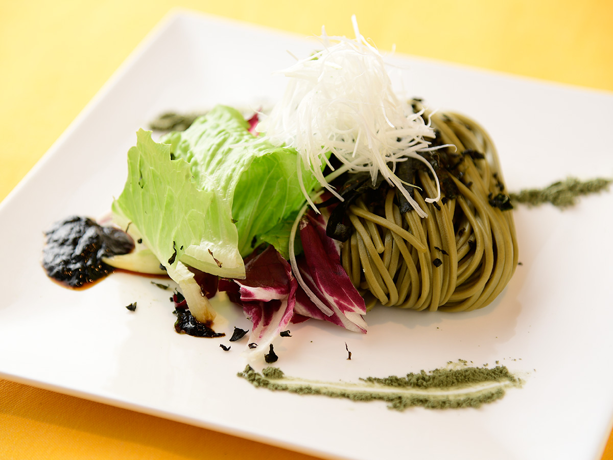 明石のりづくしのそばサラダ